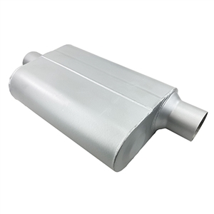 Performance World 482443 MEGA-CHAMBER 2-1/4" Offset In-Offset Out Dual Chamber Muffler