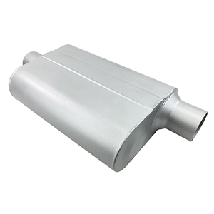 Performance World 482540 MEGA-CHAMBER 2-1/2" Center In-Center Out Dual Chamber Muffler