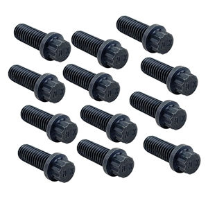 Performance World 488212 12-Point Header Bolt Kit. 12pcs. 3/8"x16-1". 12pcs.