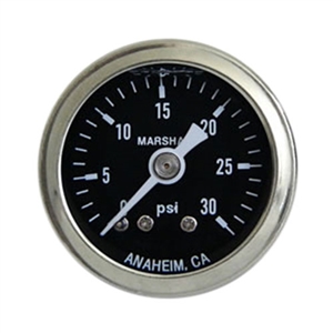 Performance World 5630 0-30PSI Fuel Pressure Gauge. 1/8" npt.
