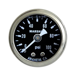 Performance World 5700 0-100PSI EFI Fuel Pressure Gauge. 1/8" npt.