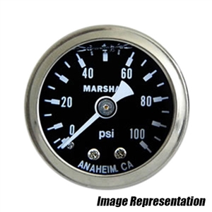 Performance World 5750 0-1500PSI Nitrous Pressure Gauge. 1/8" npt.