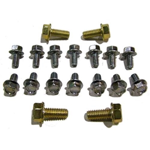 Performance World 6085H OE Style Flange-Lock Oil Pan Bolts. Fits SB Chevrolet