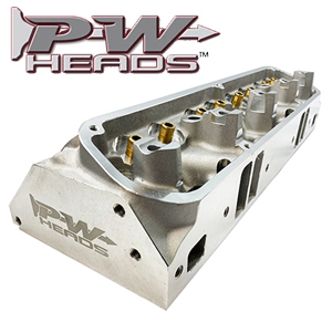 Performance World 63171 PWHeads 179cc Aluminum Cylinder Heads Bare (pair) Fits SB Mopar 318-360