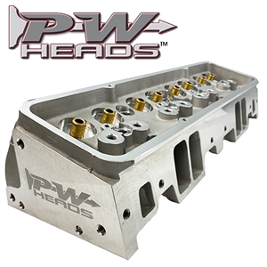 Performance World 64200 PWHeads 204cc Aluminum Cylinder Heads Bare (pair) Fits SB Chevrolet 302-400