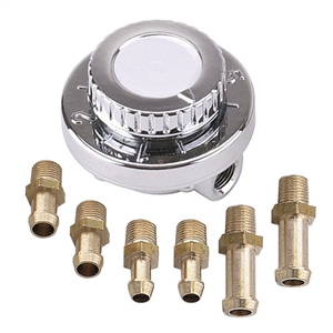 Performance World 644000 1-6PSI Dial Style Adjustable Fuel Pressure Regulator. Carbureted Applications