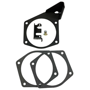 Performance World 646110 Throttle Cable Bracket for Fabricated LS LSx Intake Manifolds. Black.