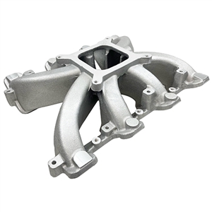 Performance World 650321 LS1/LS6 LSX Chevrolet Single Plane Hi-Flow Carbureted Intake Manifold