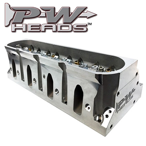 Performance World 69225 PWHeads 252cc Cathedral Port Aluminum Cylinder Heads Bare (pair) Fits Chevrolet Gen III LS1/LS2/LS6 LSx 3.90" bore