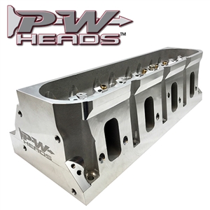 Performance World 69255 PWHeads Chevrolet LS3 LSx 262cc 11 Degree Rectangle Port Aluminum Cylinder Heads Pair (bare)