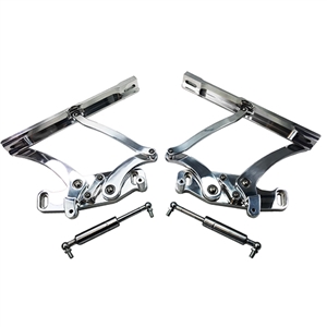 Performance World 720010  '67-'69 Camaro/Firebird Billet Aluminum Hood Hinges Polished