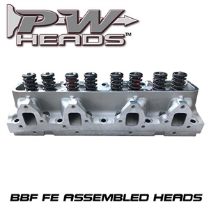 Performance World 72170A PWHeads 162cc Aluminum Cylinder Heads Pair (complete). Fits BB Ford FE 390-428