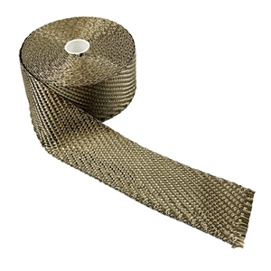 Performance World 748502 50' x 2" Wide Header Exhaust Wrap Hi-Temp Basalt Fiber