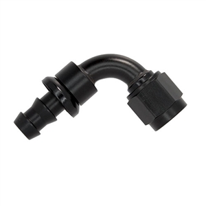 Performance World 809004 4AN 90 Degree Twist-Lok Hose End. Use with 300004 or 310004 Hose ONLY.