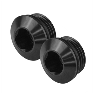 Performance World 81304 4AN ORB Slimline Male Plugs. 2/pk