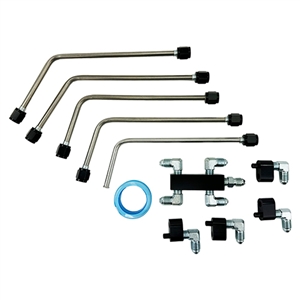 Performance World 82003 4-Port Hard Line Coolant Steam Fitting Kit. Fits Chevrolet LS / LSx Engines.