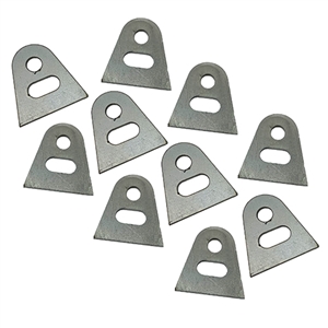 Performance World 843020 Mild Steel Lexan Window Mount Tabs 10/pk