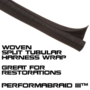 Performance World 886031 PerformaBraid III Split Loom Sleeving 5/16" x 25'