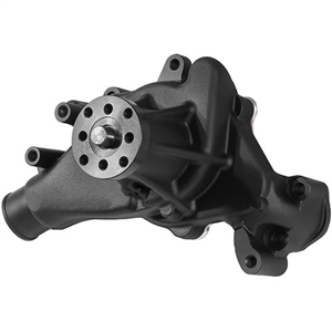 Performance World 9061 Black High Flow Aluminum Water Pump. Fits Late Long SB Chevrolet