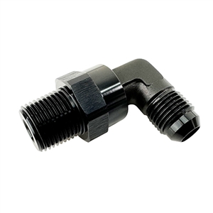 Performance World 922166 3/8"NPT Male to 6AN Male 90 Degree Swivel