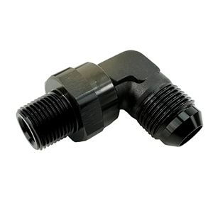 Performance World 922186 3/8"NPT Male to 8AN Male 90 Degree Swivel