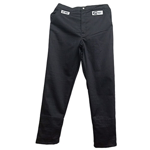 Performance World 951511 Small Black Single Layer Racing Pants SFI 3.2A/1