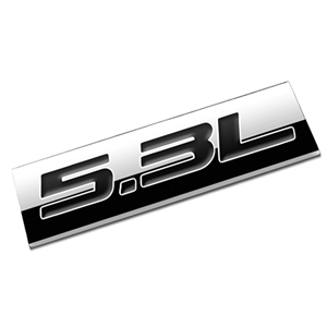 Performance World 980153 Chevrolet LSx 5.3L Chrome Emblem