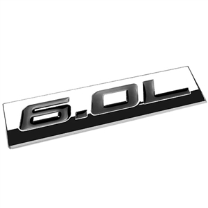 Performance World 980160 Chevrolet LSx 6.0L Chrome Emblem