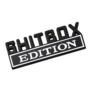 Performance World 980501 Shitbox Edition Chrome/Black Emblem