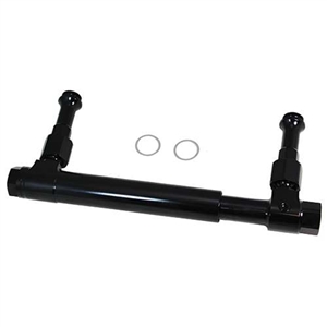 Performance World 98610 10AN Adjustable Universal Billet Fuel Log Kit. Fits most carburetors