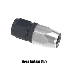 Performance World 990004 4AN Silver Colored Hose End Nuts 2/pk