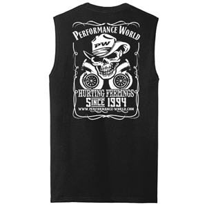 Performance World PW001M PW001M PW "Hurting Feelings" Muscle Tank. Black. Medium.