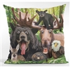 Wildlife Selfie 18" Throw Pillow