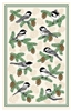 Chickadee Pine Cone Kitchen or Bar Towel