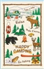 Happy Camping Kitchen or Bar Towel