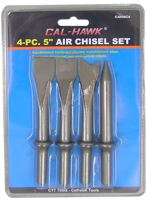 4-pc 5"  Air Hammer Chisel Set