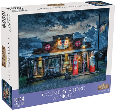 Country Store at Night Jigsaw Puzzle 1000 pc