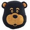 Brown Bear Face Pillow 11"
