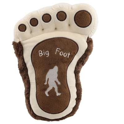 Bigfoot Sasquatch Paw Pillow 13"