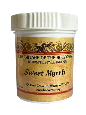 1 oz Sweet Myrrh Athonite Style Incense