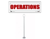 Table Top Functional Signs KIT with Stands