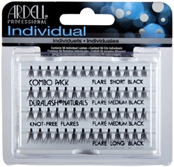 Ardell Professional Duralash Naturals (Knot Free) - Combo Pack, Ardell lashes, Ardell individual lashes, Ardell Combo Pack, Ardell Individual Lashes