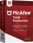 McAfee Total Protection 2023 - 10 Devices / 1 Year