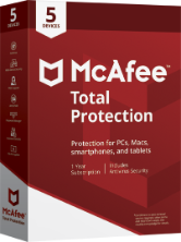 McAfee Total Protection 2023 - 5 Devices / 1 Year