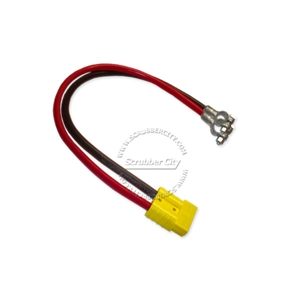 Battery Cable Anderson connector SB50 4 Gauge 24" inches lugs .12 volt applications red connector universal battery cable, universal eyelets