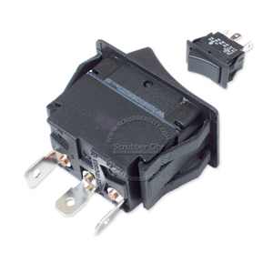 Rocker switch SPST 2 snap-in terminals 20A 125V