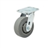 Colson Performa Rubber Flat Grey Tread  Swivel Caster Wheel 5"x2"