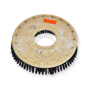 15" Nylon scrubbing brush assembly fits Tennant model T3 - 17"