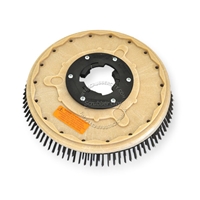 13" Steel wire scrubbing brush assembly fits MINUTEMAN (Hako / Multi-Clean) model FR-15 (Frontrunner)