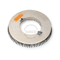 17" Steel wire scrubbing brush assembly fits Clarke / Alto (American Lincoln) model 7000SS,7700 Scrubmobile (3/Set)